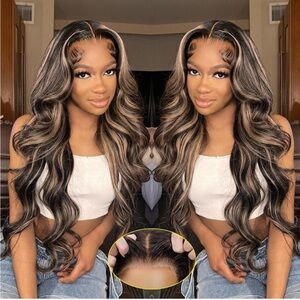 Highlight Glueless Wigs Human Hair Pre Plucked Pre Cut